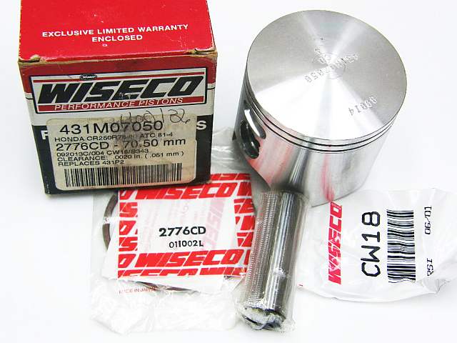 431P2 - Piston Kit Honda CR250R 78-80 ATC 81-84