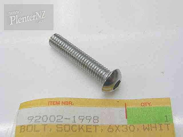 92002-1998 - BOLT,SOCKET,6X30,WHITE