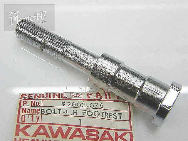 92003-076 - BOLT,LH,FOOTREST FITTING