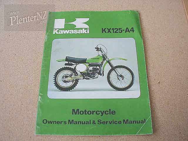 99920-1012-01, KX125 A4 Manual