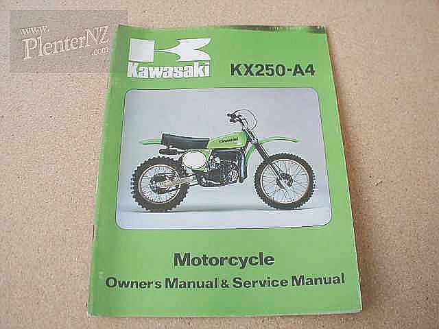 99920-1013-01, KX250 A4 Manual
