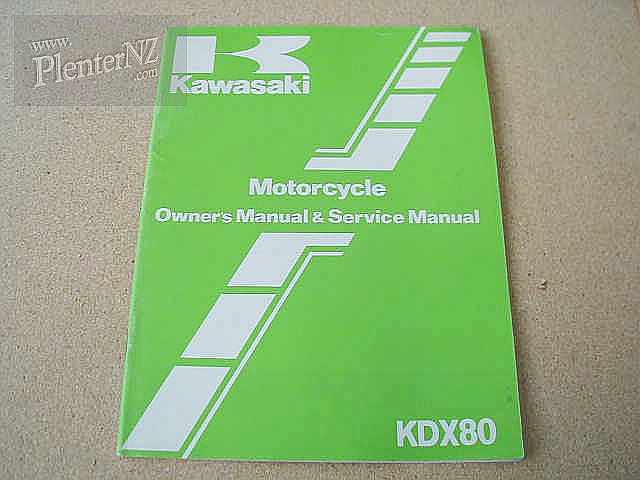 99920-1125-02, KDX80 B2 Manual