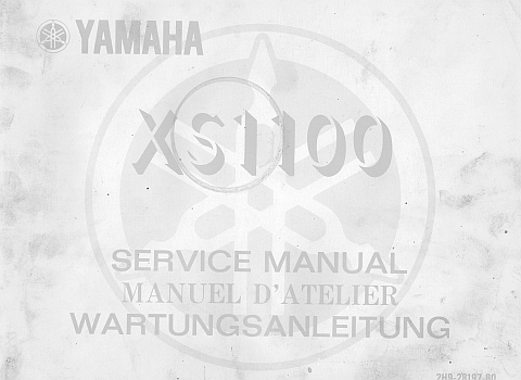 2H9-28197-80-00 - XS1100 SERVICE MANUAL