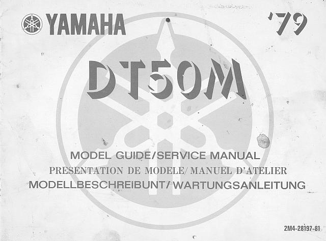 2M4-28197-81-00 - DT50 M SUPPLEMENT SERVICE MANUAL