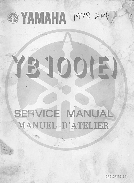 2R4-28197-70-00 - YB100 E SERVICE MANUAL